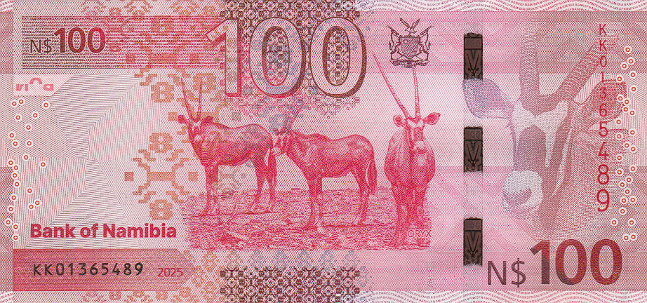 (521) ** PNew (PN23) Namibia - 100 Dollars (2025)